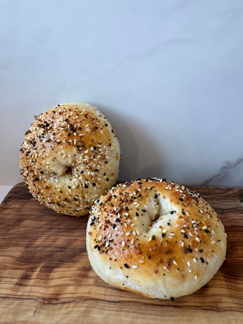 Sourdough bagels
